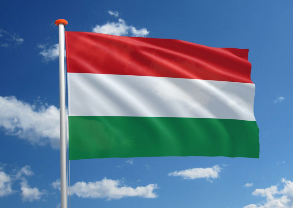 Koeriersbedrijf Hongarije vlag koerier
