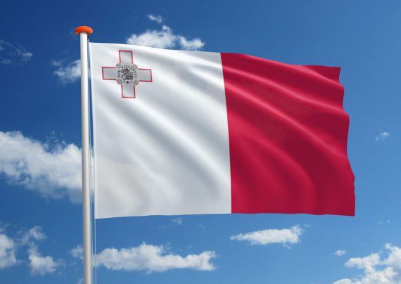 Koeriersbedrijf Malta vlag koerier
