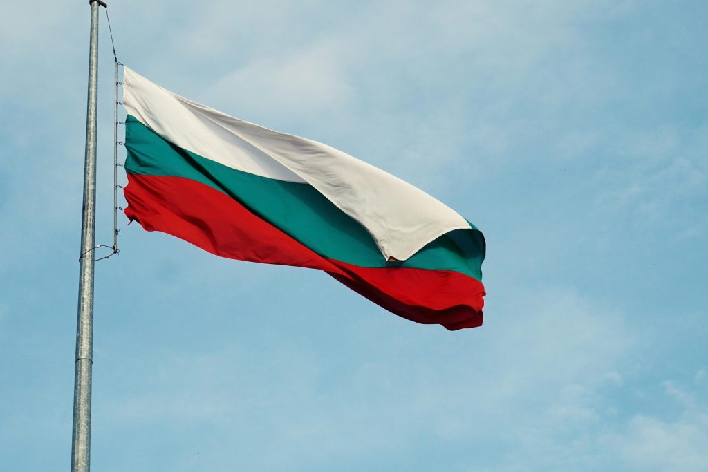 Koeriersbedrijf Bulgarije vlag koerier